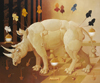 Le rhinoceros blanc face aux tenebres